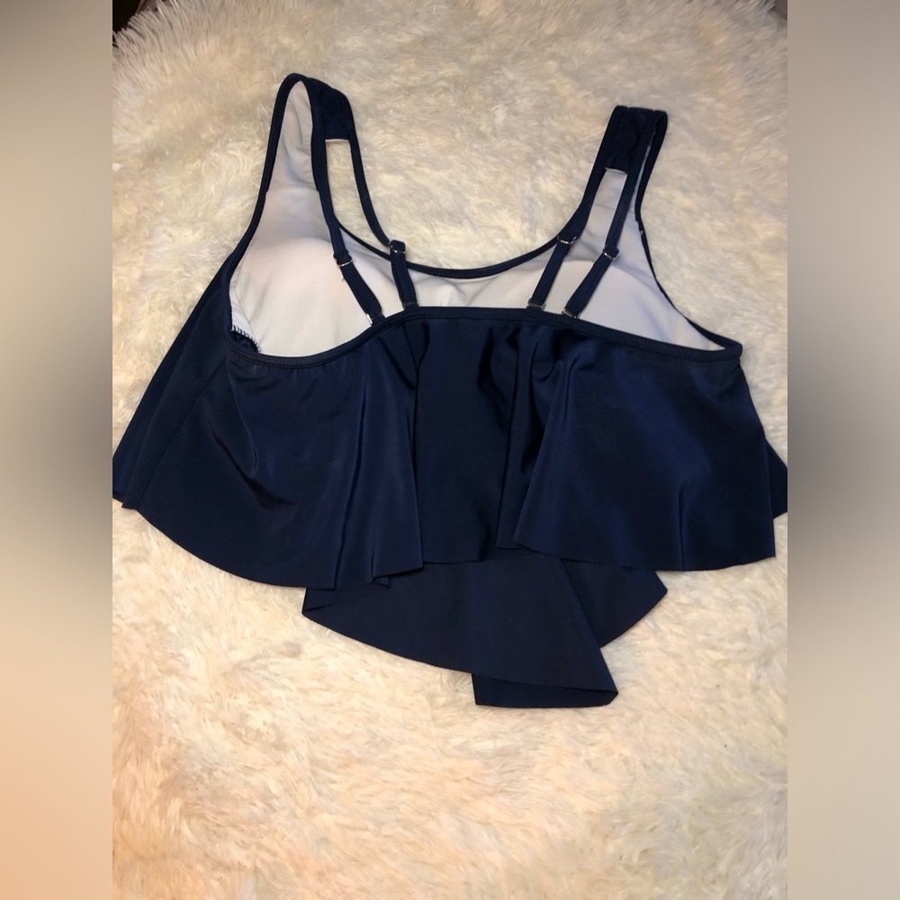 Vibrant Navy Blue Bikini with Adjustable Straps and Quick-Dry Fabric XXL - Picture 11 of 12